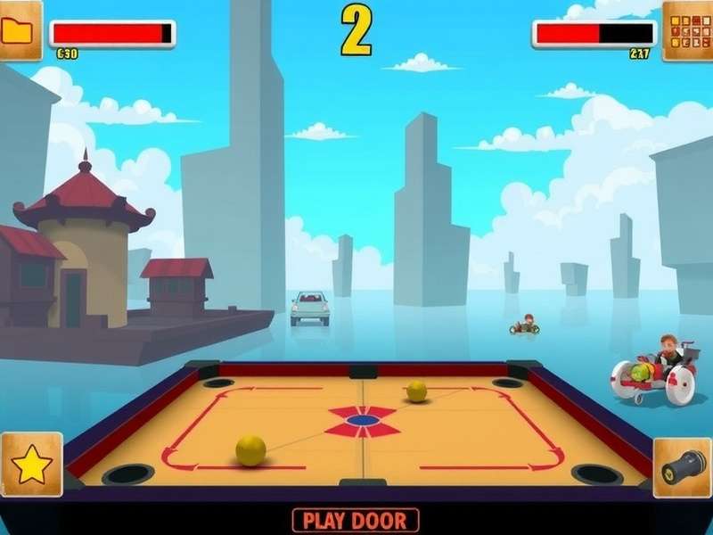 Turbo Carrom Hero Gameplay Screenshot